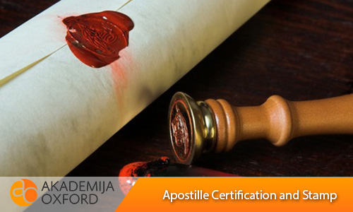 Apostille Certification And Stamp