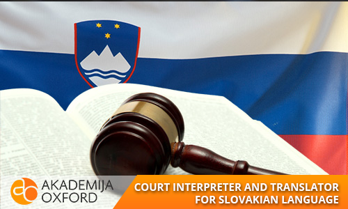 Court interpreter and translator for Slovakian language