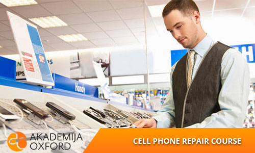 Cell phone repair technician