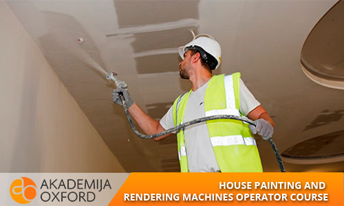 House painting and rendering machines operator course