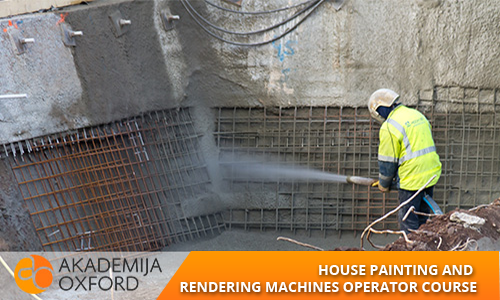 House painting and rendering machines operator Training