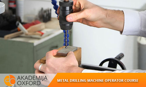 Metal drilling machine operator
