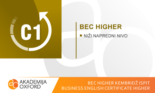 BEC Higher Kembridž ispiti - Business English Certificate Higher