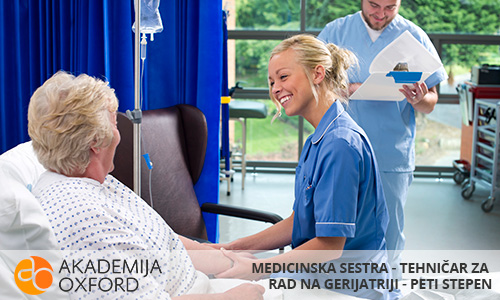 Škola za medicinsku sestru tehničara za rad na gerijatriji - Peti Stepen Novi Sad,vanredno školovanje,Dokvalifikacije,Prekvalifikacije,Akademija Oxford