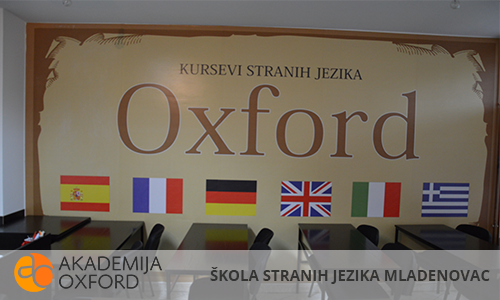Škola stranih jezika u Mladenovcu - Akademija Oxford