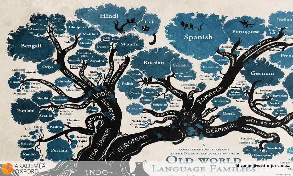 16 zanimljivosti o jezicima
