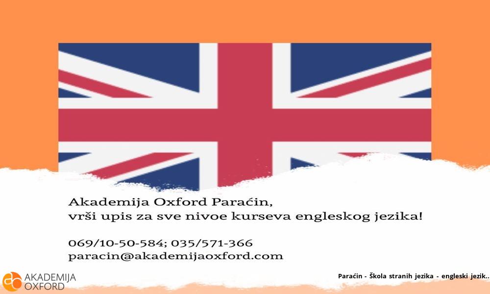 Paraćin - Škola stranih jezika - engleski jezik
