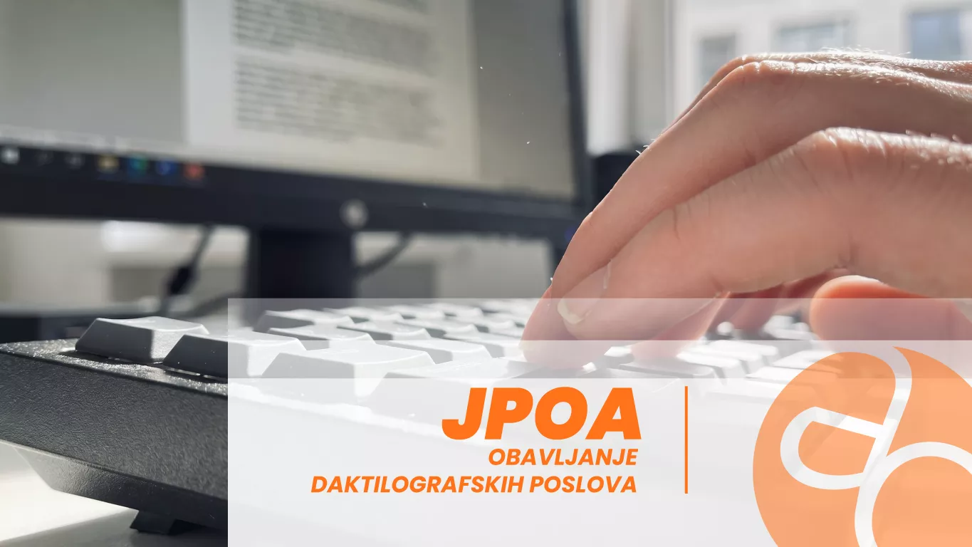 JPOA - Obavljanje daktilografskih poslova