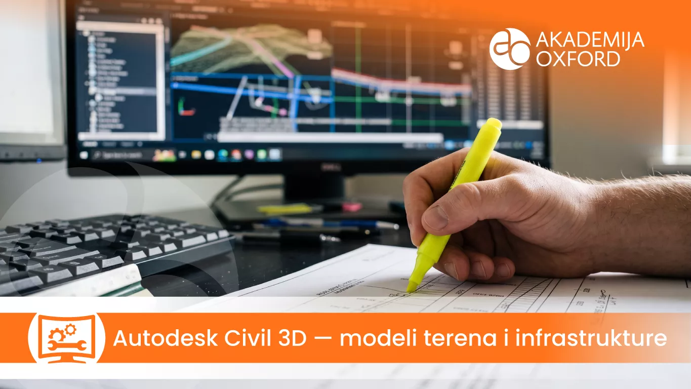 Kurs i obuka – Autodesk Civil 3D – modeli terena i infrastrukture