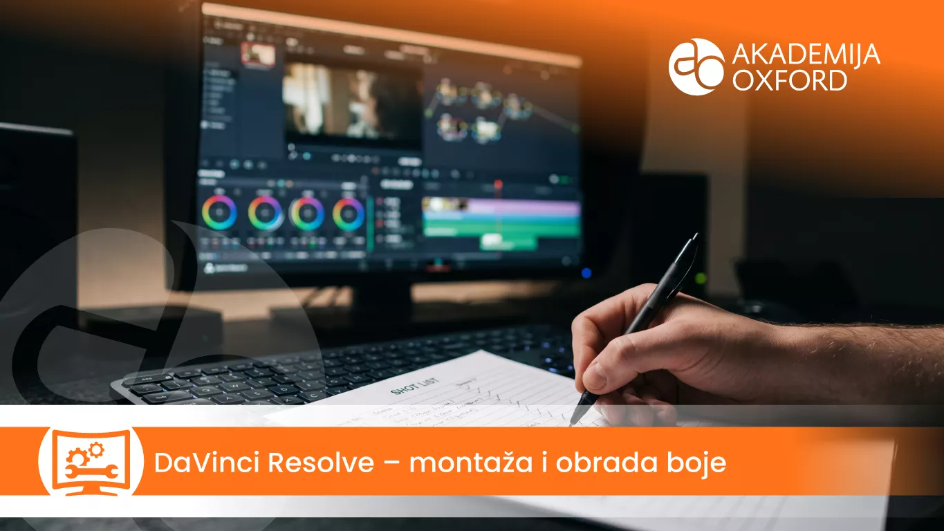 Kurs i obuka – DaVinci Resolve – montaža i obrada boje