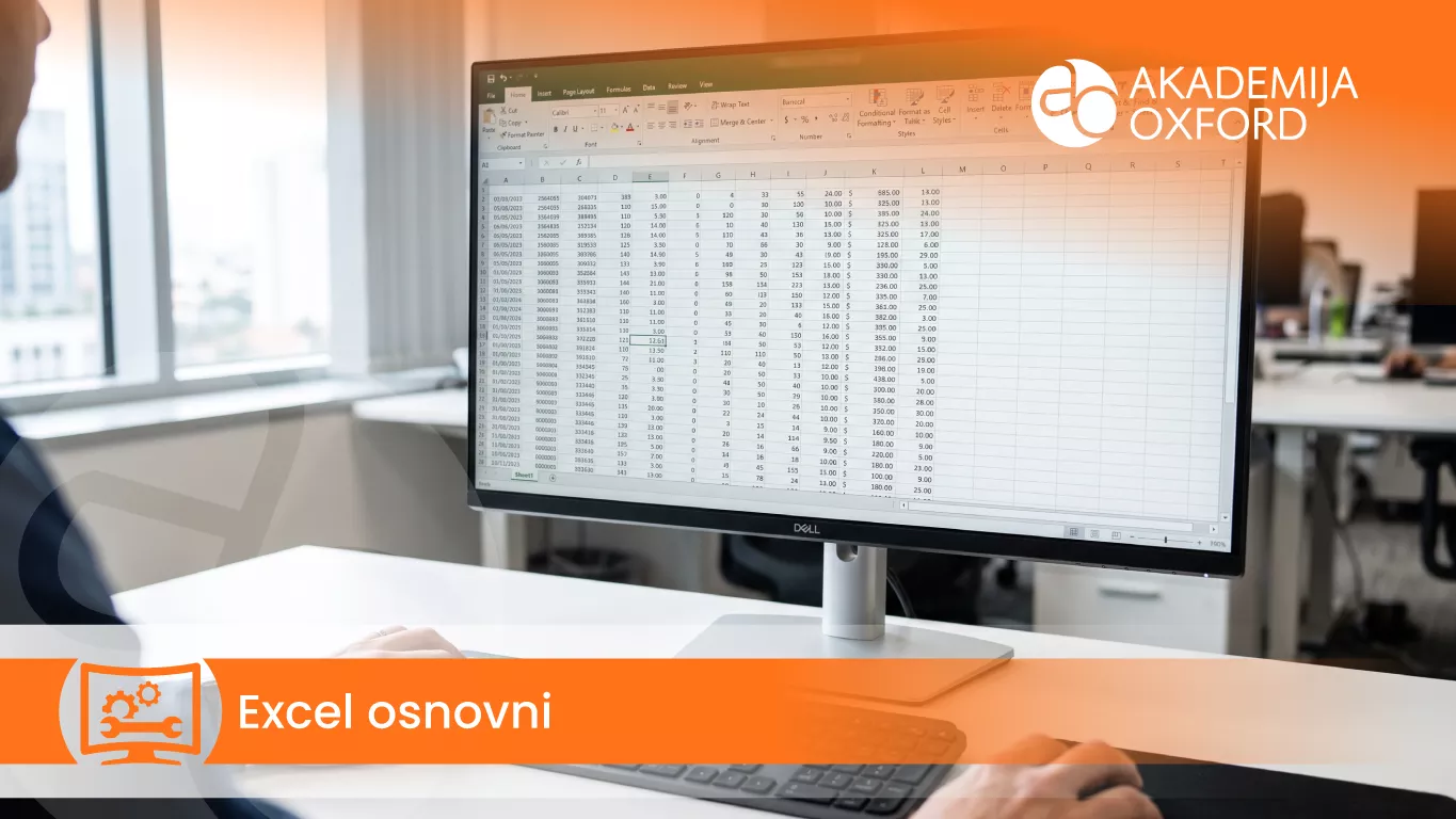 Microsoft Excel — osnovni nivo — Akademija Oxford