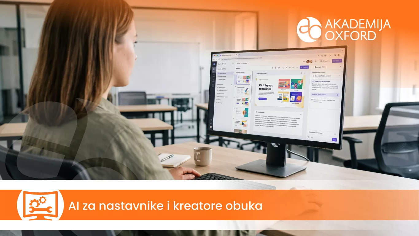 AI za nastavnike i kreatore obuka — Akademija Oxford