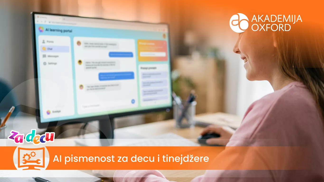 Kurs i obuka – AI pismenost za decu i tinejdžere
