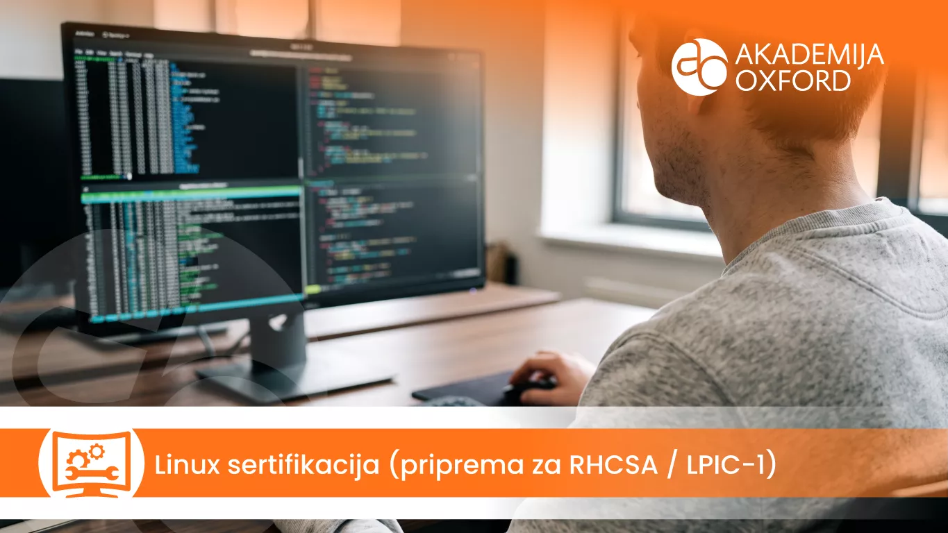 Linux sertifikacija — priprema za RHCSA / LPIC-1 — Akademija Oxford