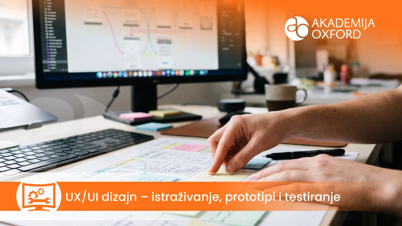 Kurs i obuka – UX/UI dizajn – istraživanje, prototipi i testiranje