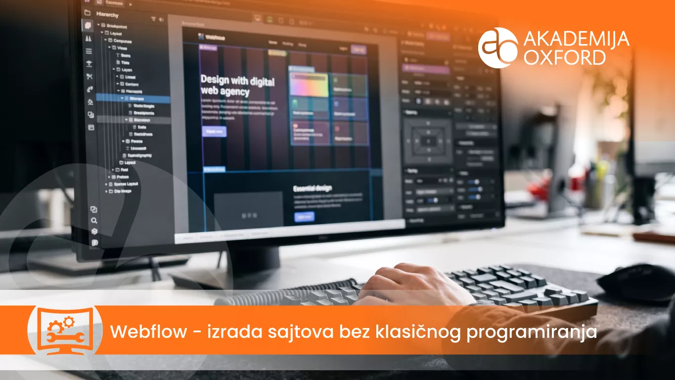 Kurs i obuka – Webflow – izrada sajtova bez klasičnog programiranja