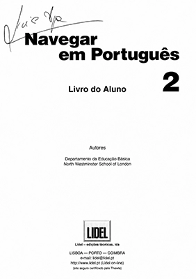 Navegar em Português 2 Livro do Aluno, udžbenik portugalskog jezika nivo A2 Navegar em Português 2 Livro do Aluno, udžbenik portugalskog jezika nivo A2