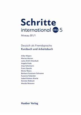 Schritte International Neu, udžbenik nemačkog jezika nivo B1 Schritte International Neu, udžbenik nemačkog jezika nivo B1