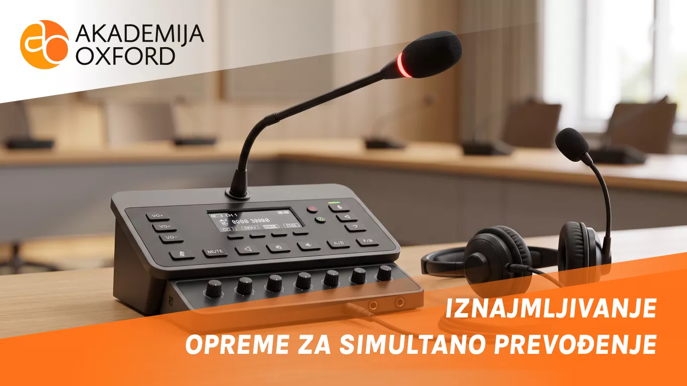 Iznajmljivanje opreme za simultano prevođenje