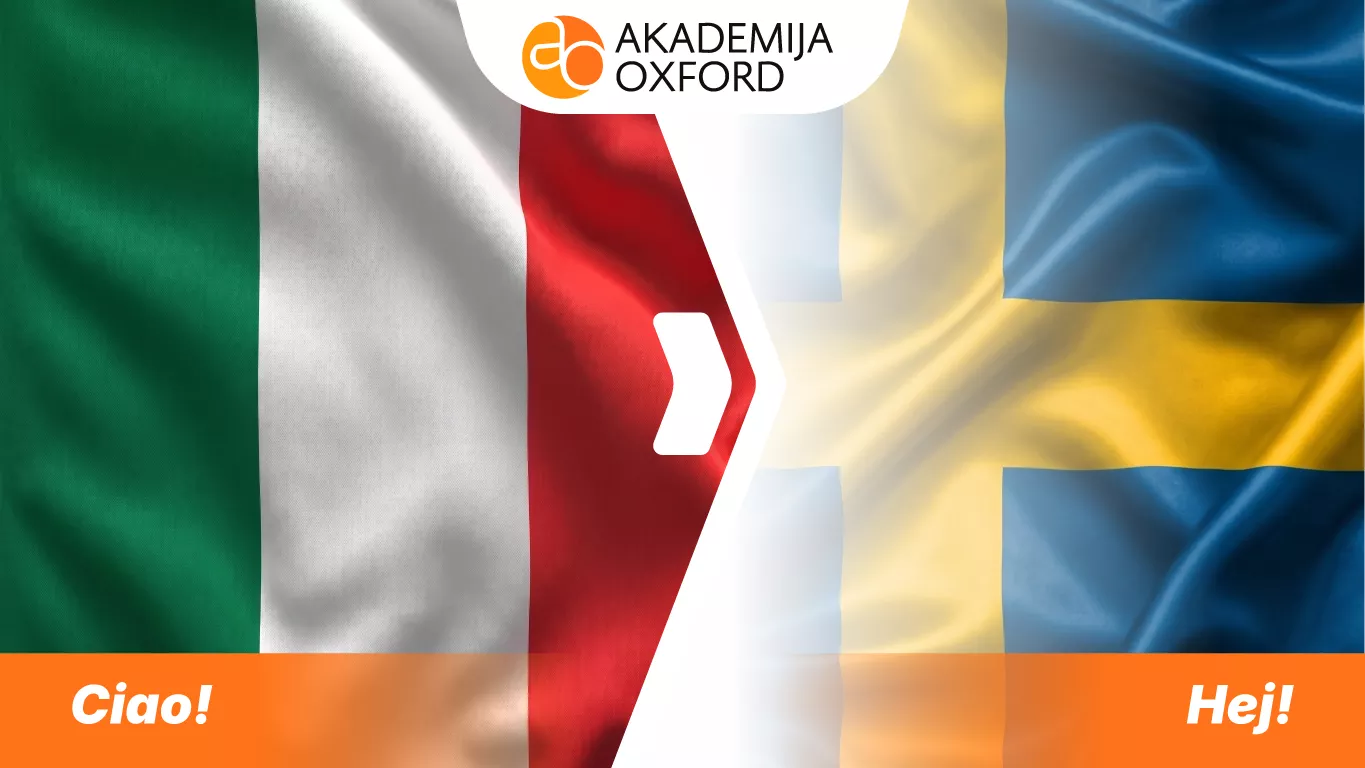 Prevođenje tekstova sa italijanskog na švedski jezik