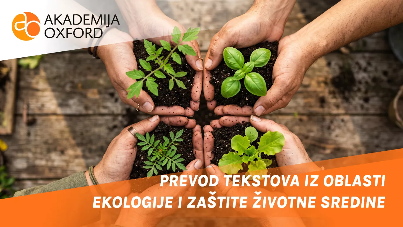 Prevod tekstova iz oblasti ekologije i zaštite životne sredine