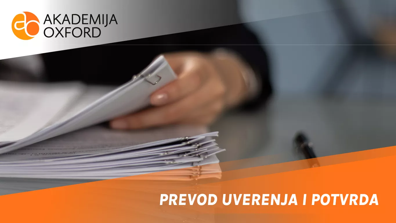 Prevod uverenja i potvrda