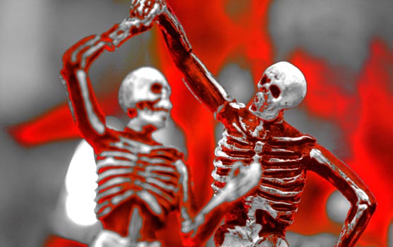 Skeletons dance. Foto: Flickr / Kevin Dooley