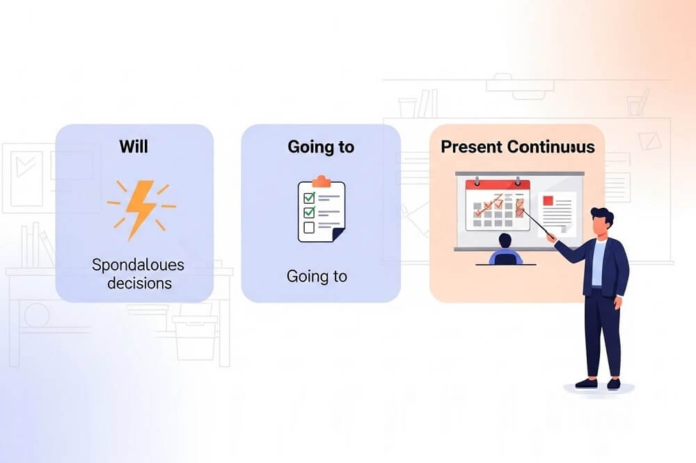 Will, Going to ili Present Continuous? Otkrijte razliku u par minuta!