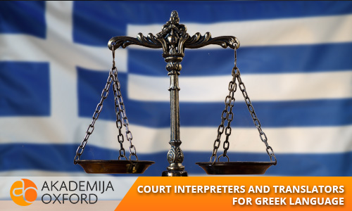 Court interpreter and translator for Greek language