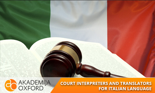 Court interpreter and translator for Italian Language