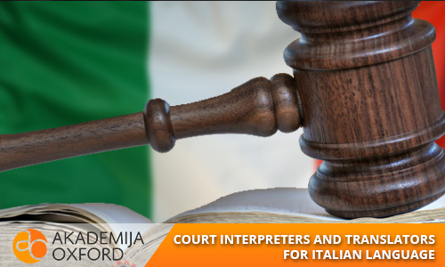 Court interpreter and translator for Italian