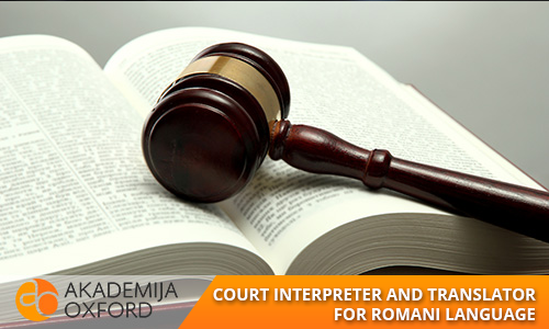 Court interpreter and translator for Romani language