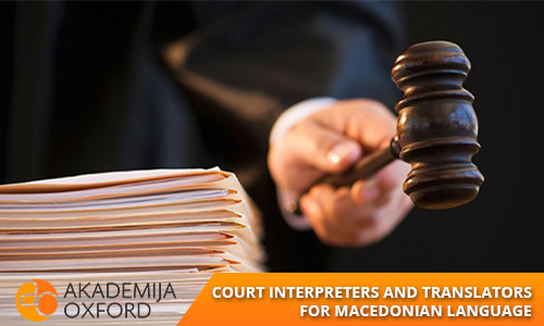 Court Interpreter for Macedonian
