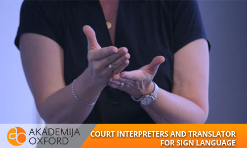 Court Interpreter for Sign Language