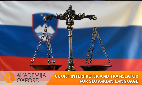 Court Translator for Slovakian language