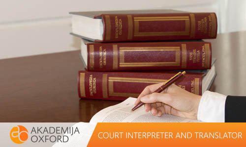 Court translator - Akademija Oxford