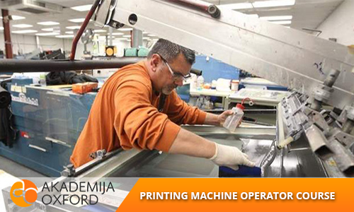 Printing machine operator course and training
