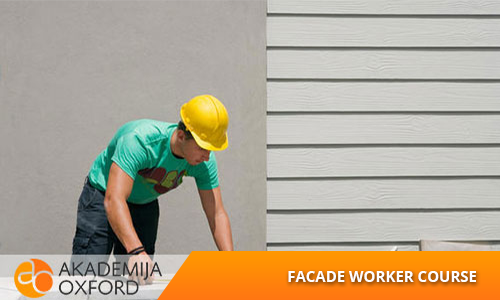 Facade worker