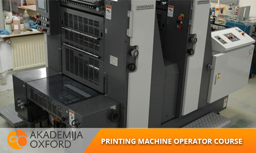 Printing machine operator course