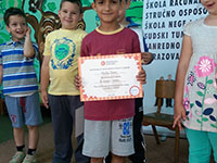 English course certificates award for kids - Ćuprija