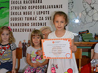 English course certificates award for kids - Ćuprija