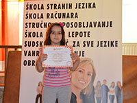 English course certificates award for kids - Ćuprija