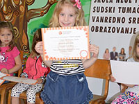 English course certificates award for kids - Ćuprija