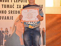 English course certificates award for kids - Ćuprija