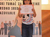 English course certificates award for kids - Ćuprija