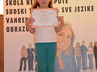 English course certificates award for kids - Ćuprija