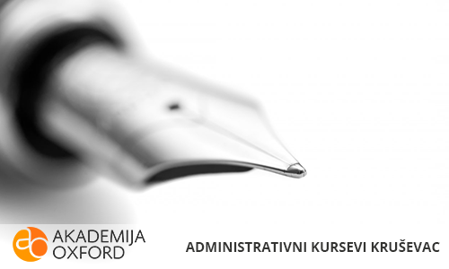 Administrativni Kurs Kruševac - Akademija Oxford