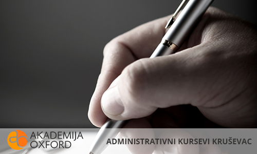 Administrativni Kursevi Kruševac - Akademija Oxford