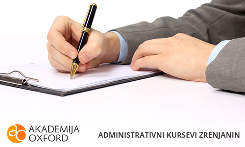 Administrativni Kurs Zrenjanin - Akademija Oxford