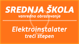 Elektroinstalater, treći stepen